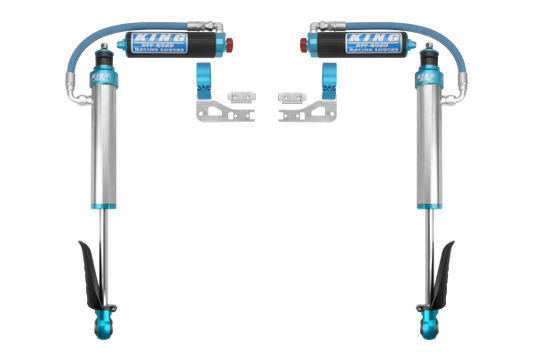 King 2.5" Rear Shocks w/ Compression Adjusters R/R (pr)  Fits: 2007-2014 FJ Cruiser | 2003-2023 4Runner | 2003-2009 GX 470 | 2010-2023 GX 460  w/ 86400