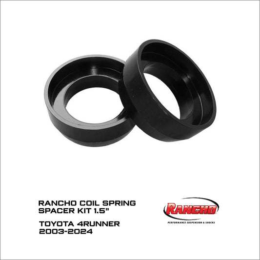 KIT SPACERS ESPIRAL TRASEROS 1.5'' RANCHO 4RUNNER
