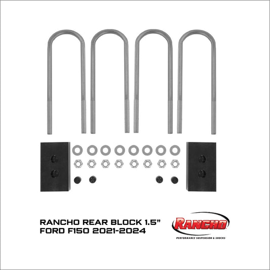 REAR BLOCK KIT 1.5 '' RANCHO FORD F150 2021+