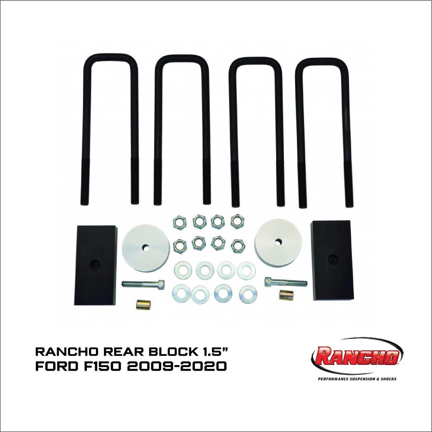 REAR BLOCK KIT 1.5 '' RANCHO FORD F150 2009-2020